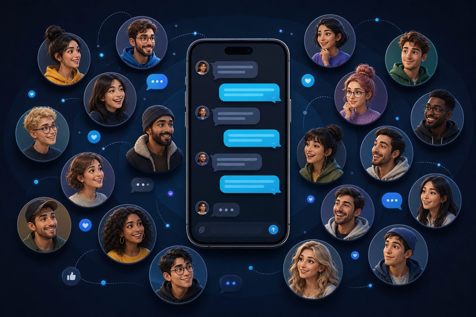 Telefonda yeni bir üyenin karşılandığı Telegram grup sohbeti
