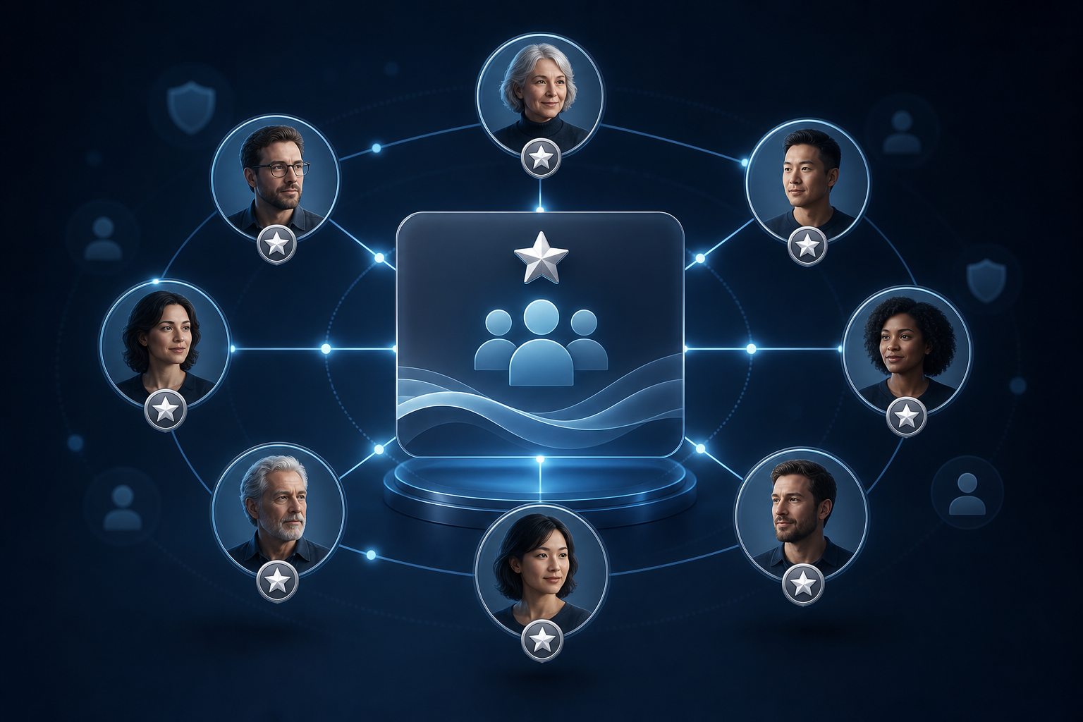 Telegram Premium abonelerinden oluşan bir topluluğu temsil eden görsel